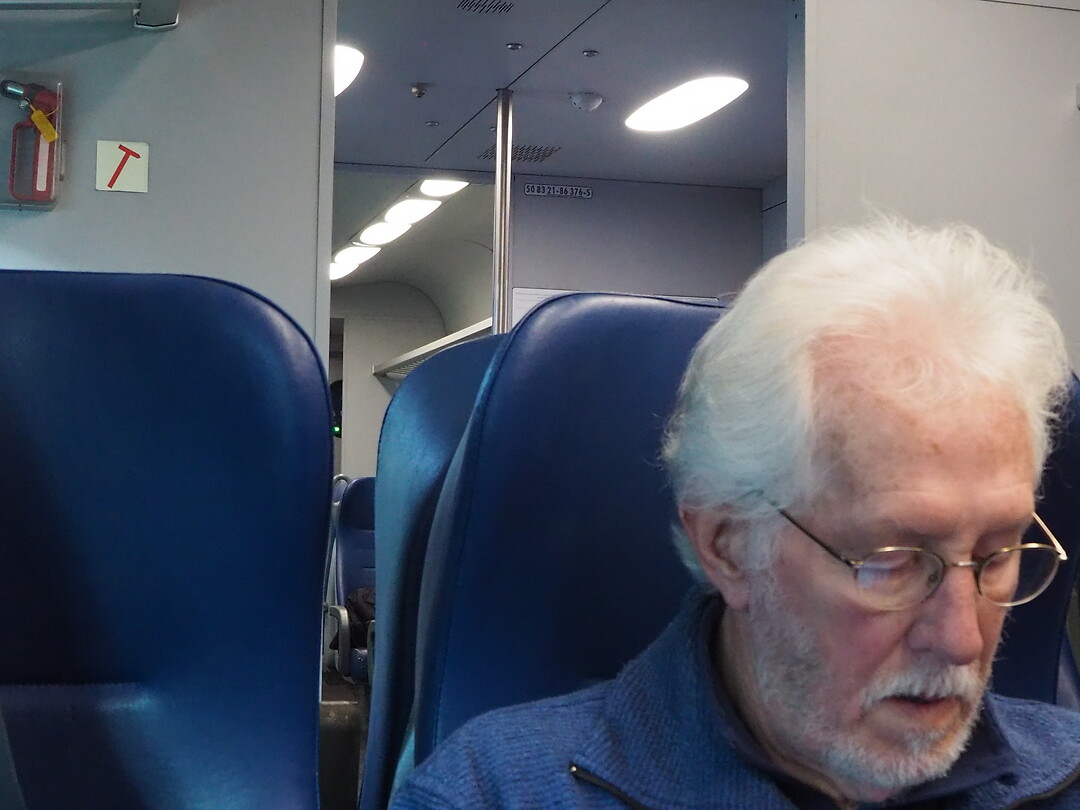 In de trein