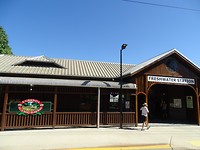 het trein station