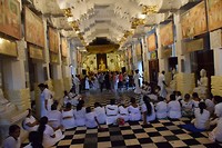 In de tempel