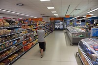 Natuurlijk een supermarkt bezoek.