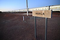 De stop in Marla