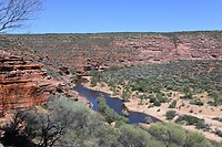 Murchison rivier vanaf Nature's Window