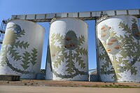 De silo's voor Ravensthorpe