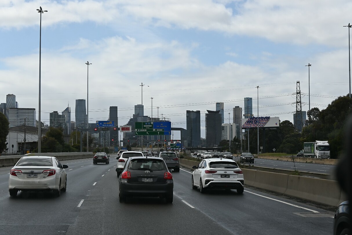 Weer vanuit de auto