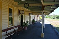het oude treinstation