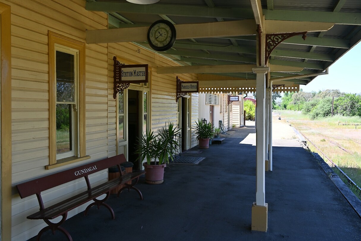 het oude treinstation