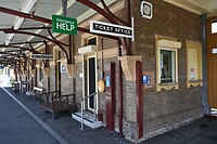 Het station, (wordt echt nog gebruikt)