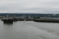 vertrek uit de haven