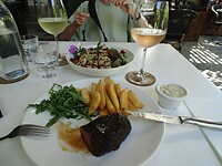 met de lunch namen we het ervan