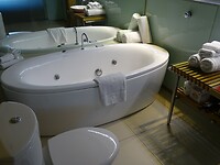 de badkamer