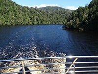 heel rustig door de Gordon river