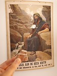 Thuis hangt deze plaat, nu hebben we een bijpassend stukje steen :)