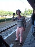 Onze taxichauffeuse