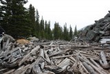 Houtafval Moraine lake
