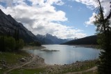 Op weg naar Maligne Lake