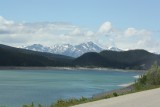 Op weg terug van Lake Maligne