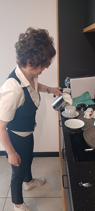 Ze maken onze koffie.