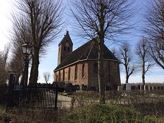 Eindpunt 1e dag, de kerk van Jelsum