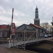 Blik op de kerk van Oldeboorn