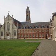 Mijn overnachtingsadres de abdij van Tongerlo