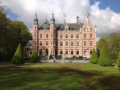 Het kasteel van gravin Jeanne de Merode, tegenwoordig gemeentehuis van Westerlo