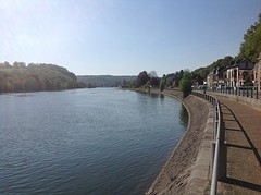 Rivier de Maas ter hoogte van Namen