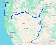 Route Amerika sept 2024