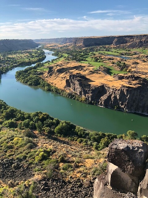 Uitzicht op de Snake River.