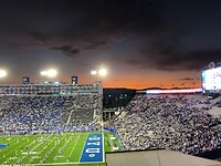 Het stadion in Provo.