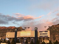 Het stadion in Provo.