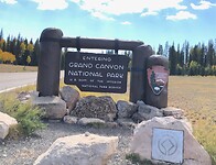 Ingang van de Grand Canyon.
