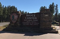 Ingang Bryce Canyon National Park.