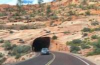 Uitgang tunnel.