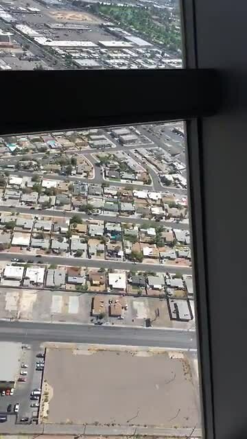 Uitzicht vanuit de Stratosphere Tower.