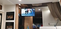 TV in de camper
