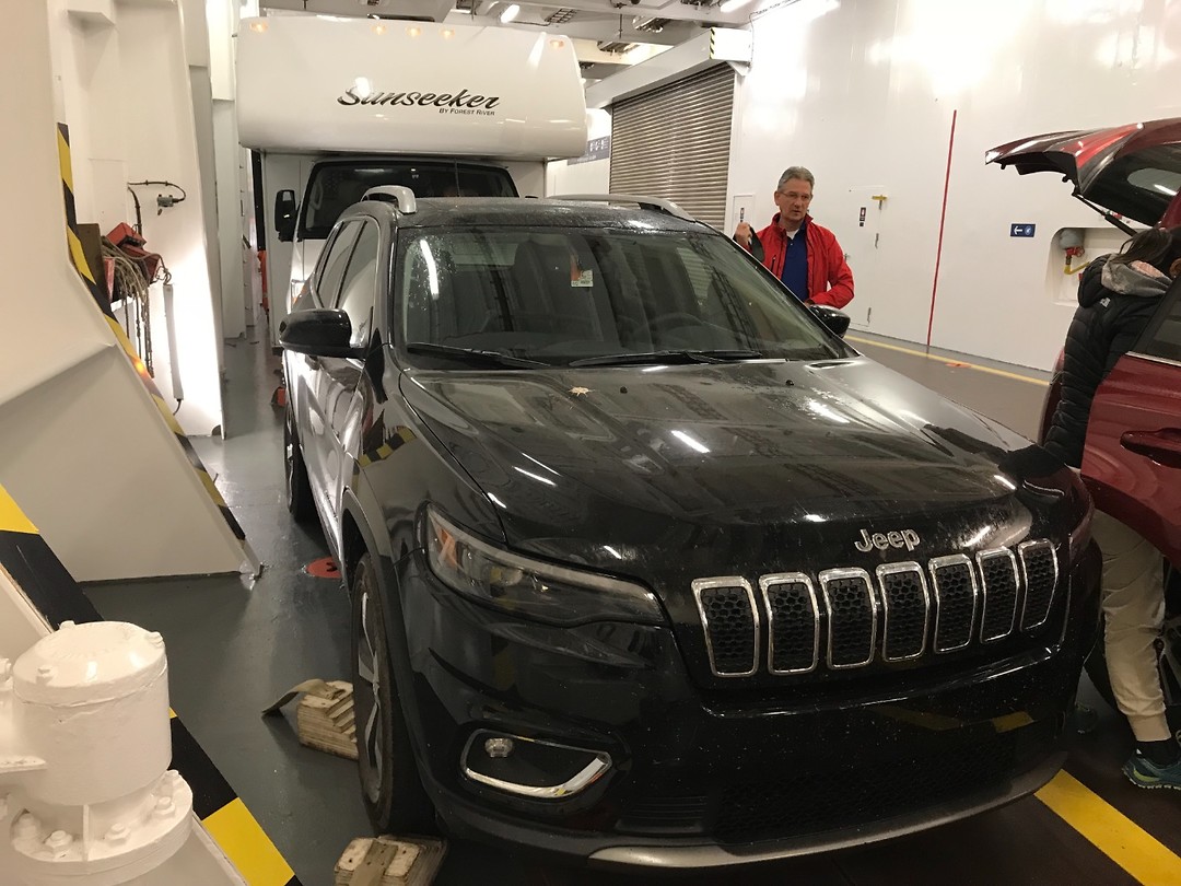 Parkeren van auto Ferry