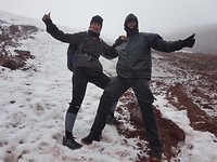 Bij de gletsjer van de cotopaxi