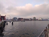 De haven van Kiel