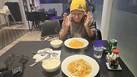 Een rode en groene curry  jammie