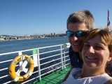On the boat out to Langøya, in the Oslofjord
