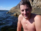 Swimming at Langøya