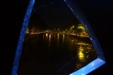 Å-draget festival in Gävle - lights along the river