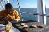 Breakfast on the ferry to Helsinki