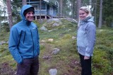 Trying out the Mölkky game