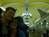 Saying goodbye to Moscow - one of the beautiful subway stations