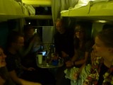 Spending some evening hours with the Germans, Swedish and British :)