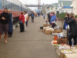 More station, babushkas and food