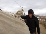 final layer is the typical white cotton layer....