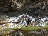 Snowball fight in the Gobi desert .... would you have expected that?! We like...