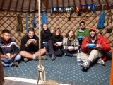 Trying Airag (fermented horse milk) ...